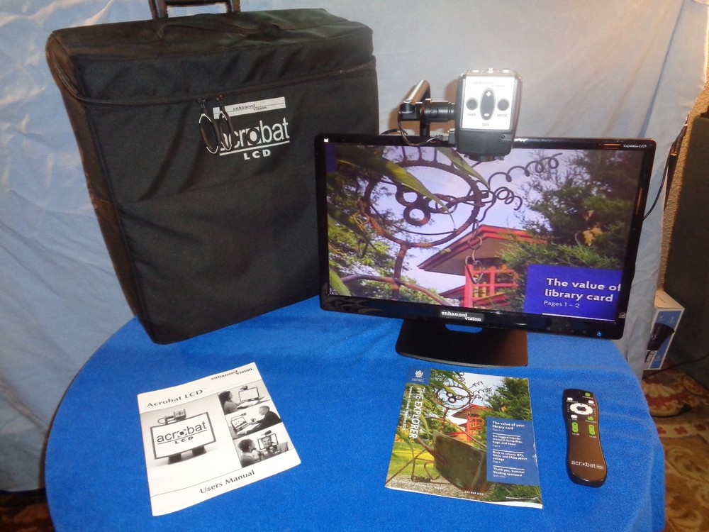 Enhanced Vision  Acrobat LCD 24"  With Remote And Case
