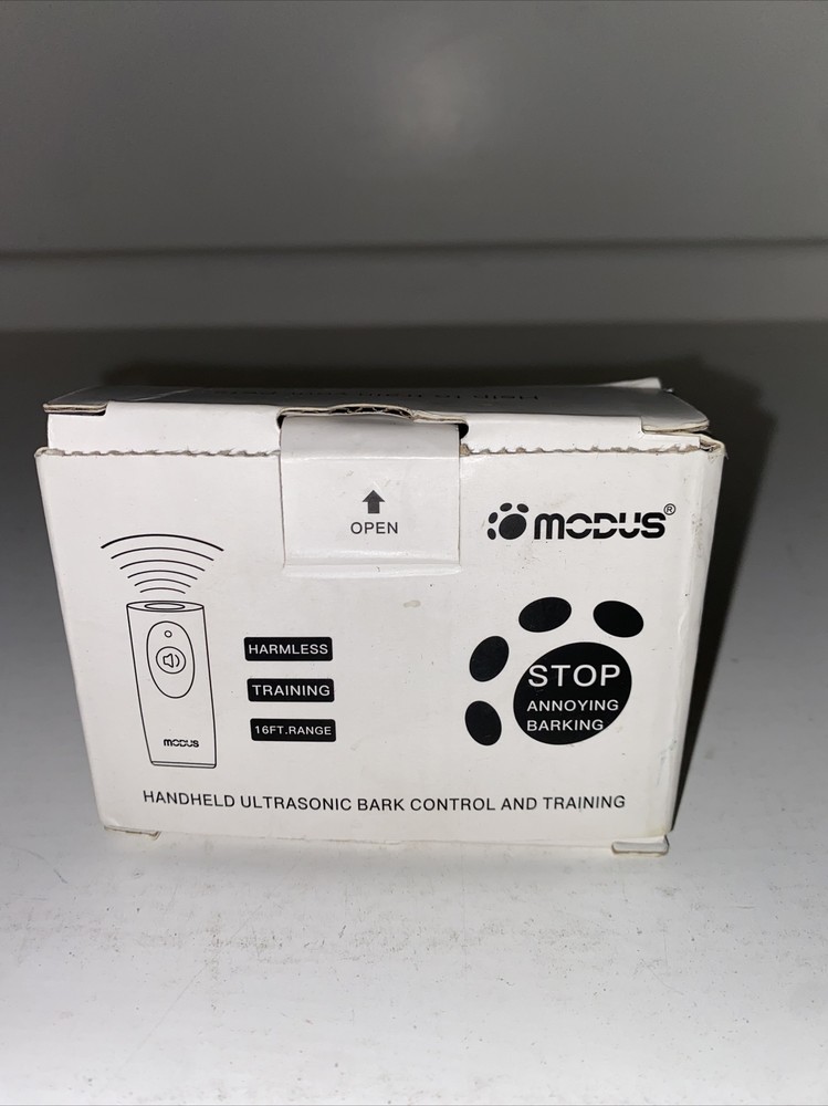 MODUS HANDHELD ULTRASONIC BARK CONTROL AND TRAINING 235 Open Box