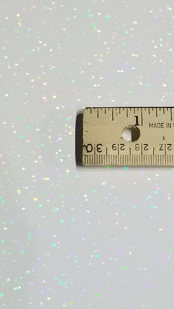 White Sequins Sign Vinyl 24" x 30ft