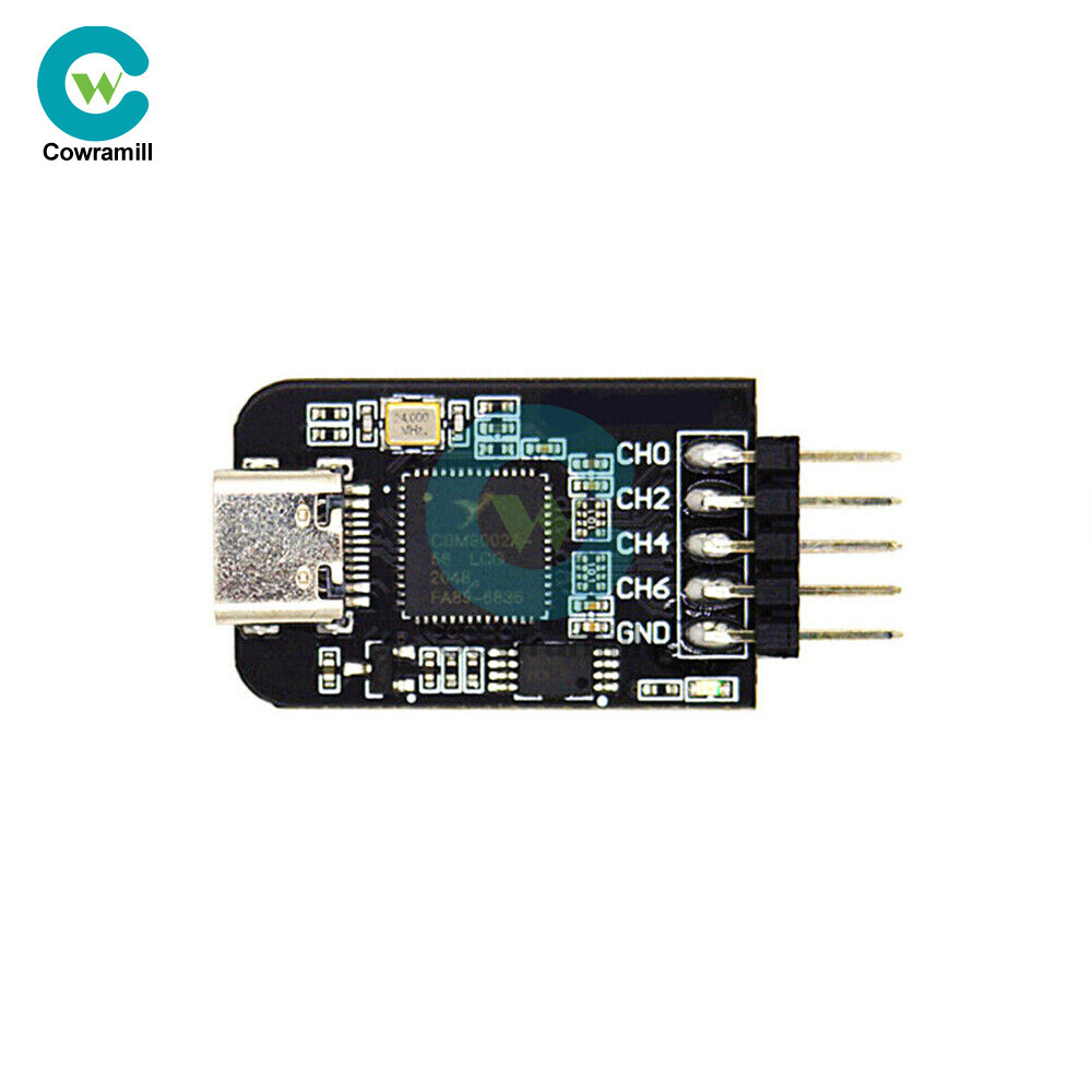 8 Channel Mini Logic Analyzer Type-C MCU Arm FPGA Debugging Tool 24m Sampling