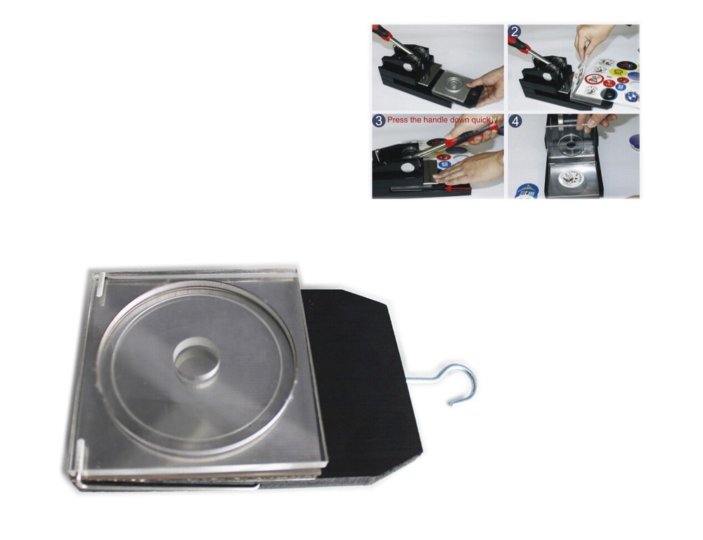 2-1/4'' Portable Round Badges Cutting Board Used With Button Press Maker Machine