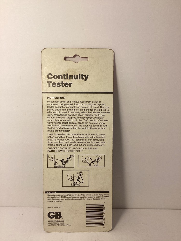 GB Continuity tester GCT-204