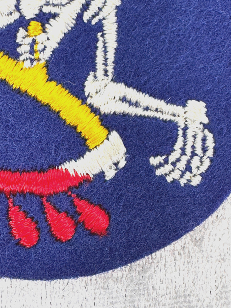 ORIGINAL WWII USAAF GRIM REAPER 13TH BOMB SQUADRON PATCH