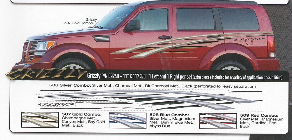 Automotive Customizing Decal GRZZLY DISCOUNTED