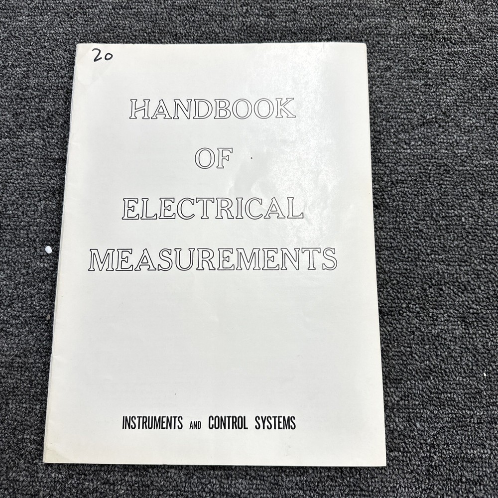 Electrical Measurement Instruments & Control Systems Handbook Chilton 1966