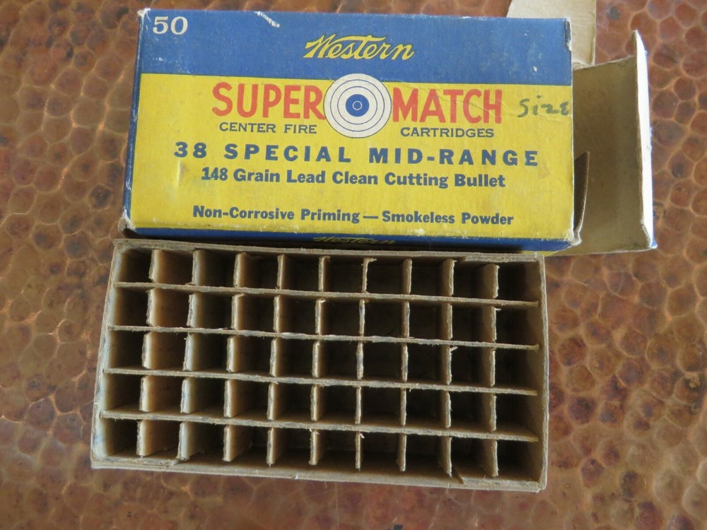 Western 38 Special Mid-Range Clean Cutting 38MSP Box with Insert