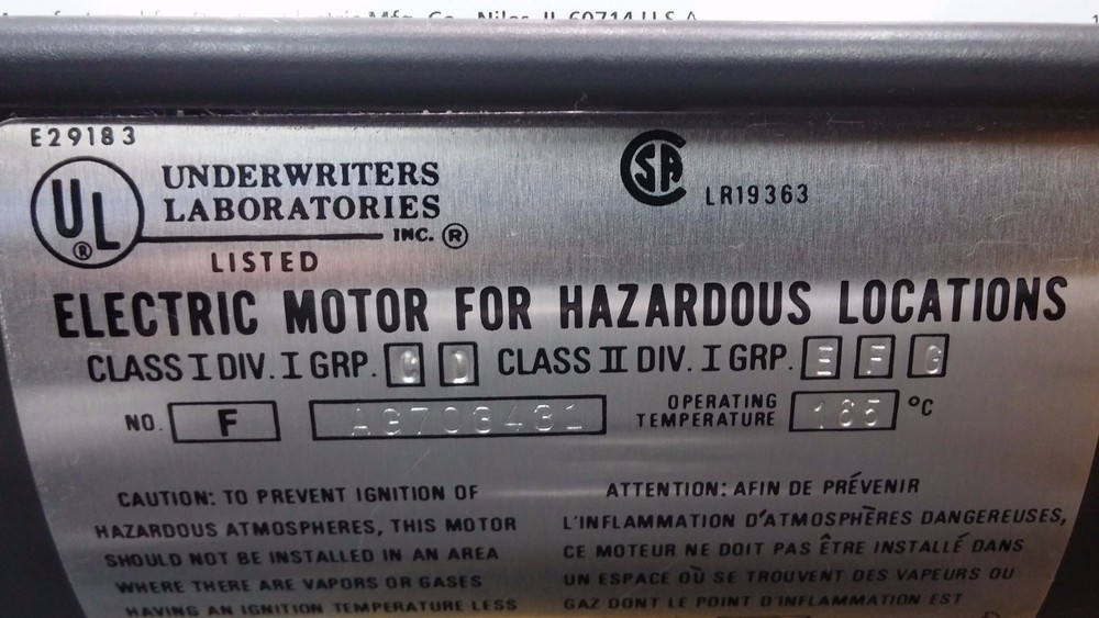 Air Systems Int. SVB-E8EXP Explosion Proof Electric Blower