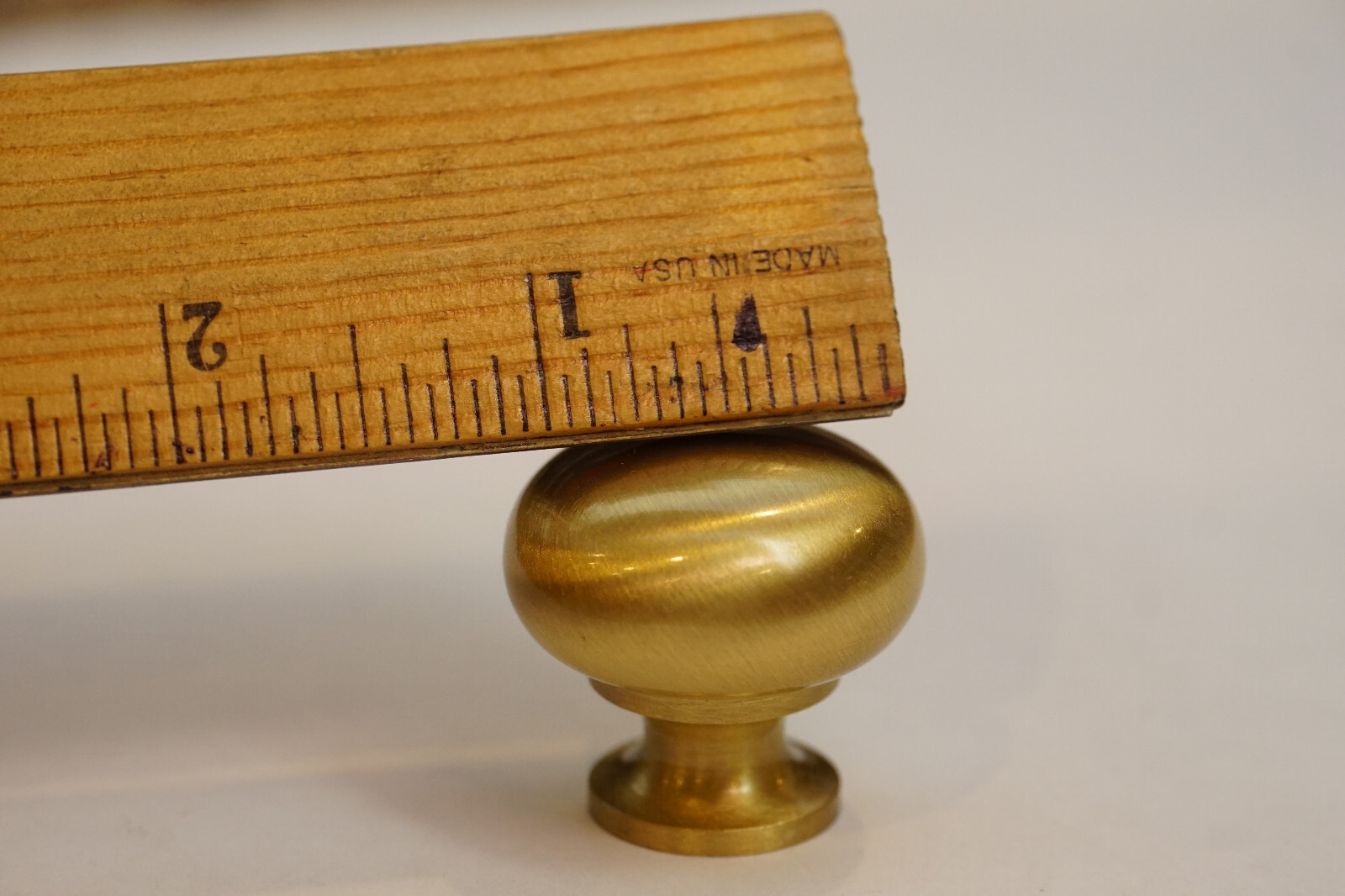 25 brushed gold finish cabinet knob Solid brass BB1010 SB  1.125 in. (Box of 25)