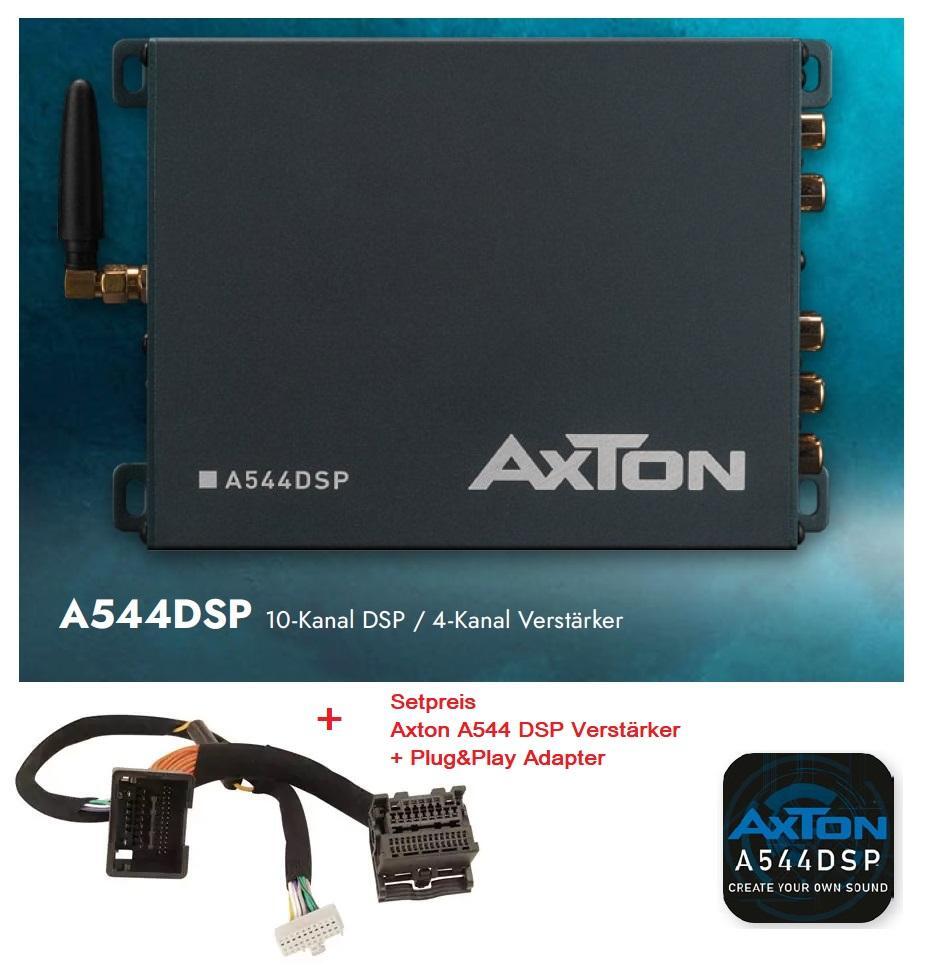 AXTON A544DSP Amplifier DSP w/ Plug & Play Adapter Compatible with Chevrolet