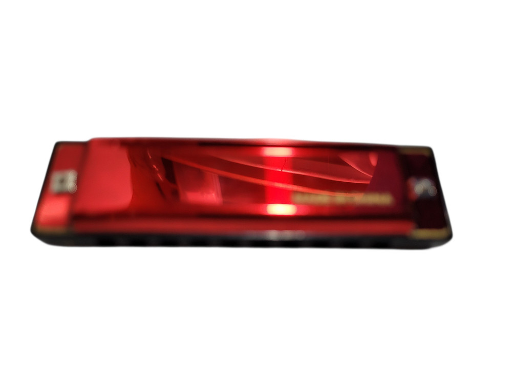Ole Red Key of C Harmonica Beginner Red OR Harmonica with Hard Case