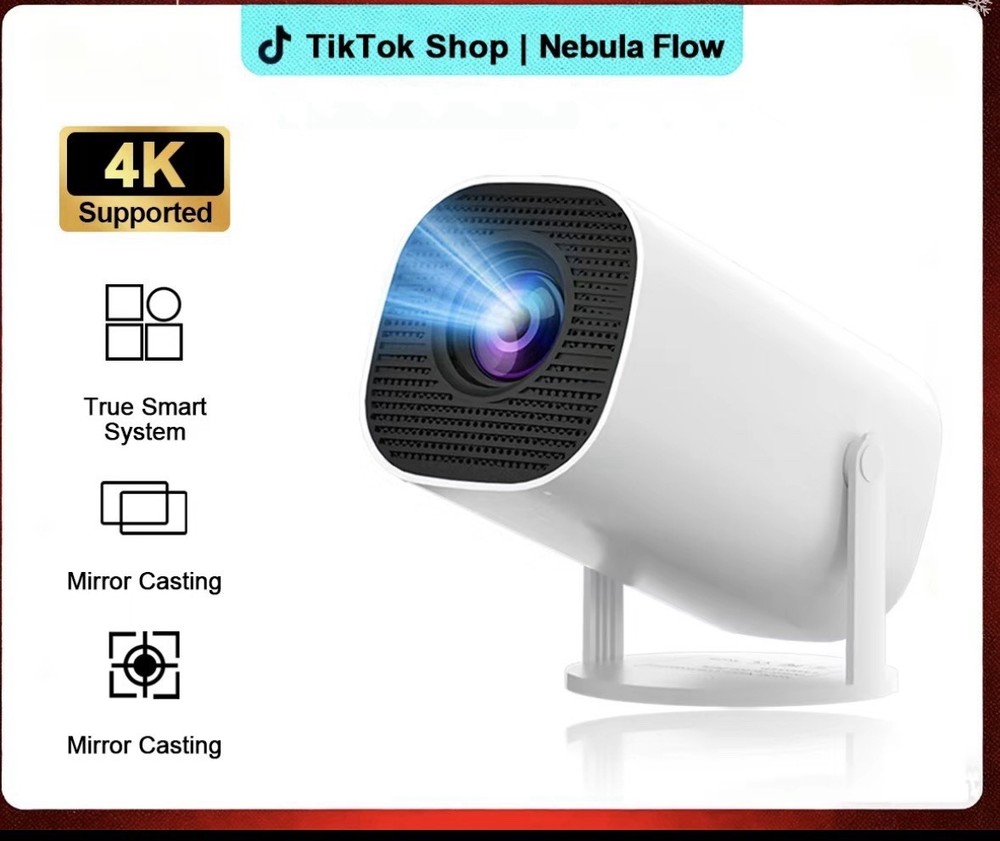 Smart Audio Projector 2025 | Android Wired Bundle | Bedroom Outdoor