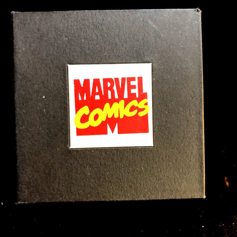 Marvel Comics Ring Proposal Padded Box Cufflink Jewelry Gift