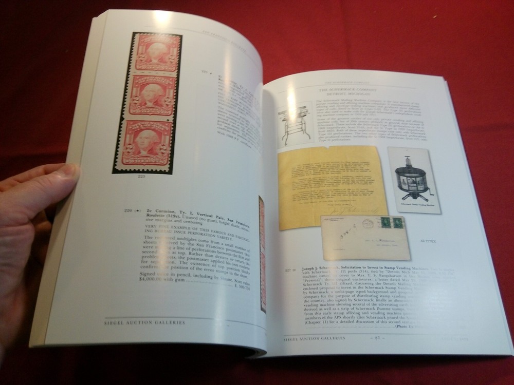 2022 Siegel - Getlan Part 1 US Vending & Affixing Machine Perforations stamps