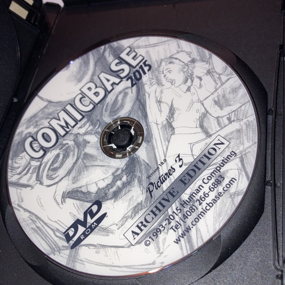 ComicBase 2015 DVD(4 Disc Set) ARCHIVE EDITION Software