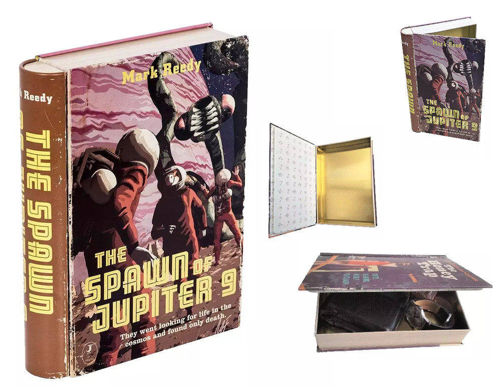 JAY Spawn Jupiter 9 Secret Storage Book Tin Hidden Security Diversion Safe Box