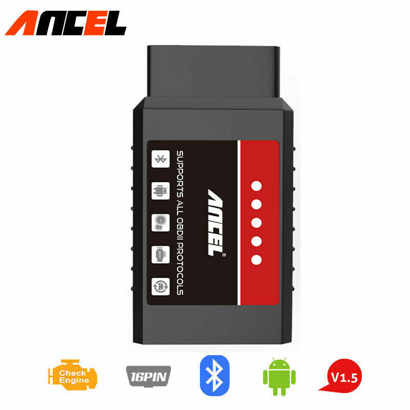Ancel ELM327 Bluetooth Code Reader OBD2 Scanner Automotive Diagnostic Scan Tool