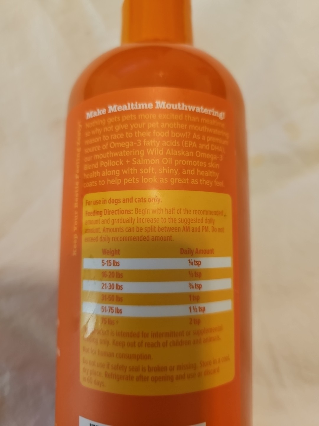 Zesty Paws Wild Alaskan Salmon Oil Omega3 Blend 16oz Ex5/27