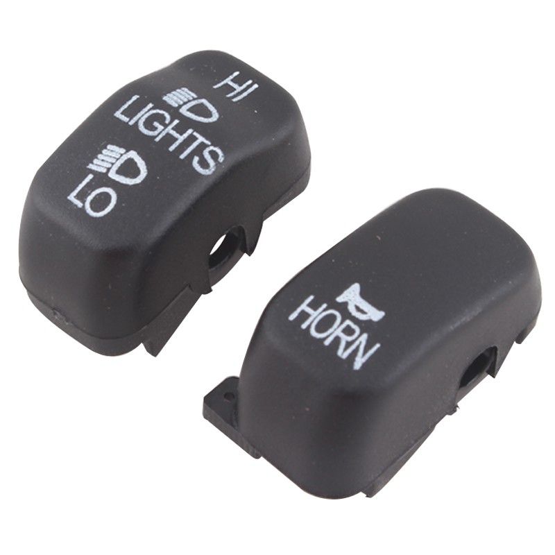 For Harley Touring FLHTK FLTR FLTRU 10PCS Black Hand Control Switch Button Cap
