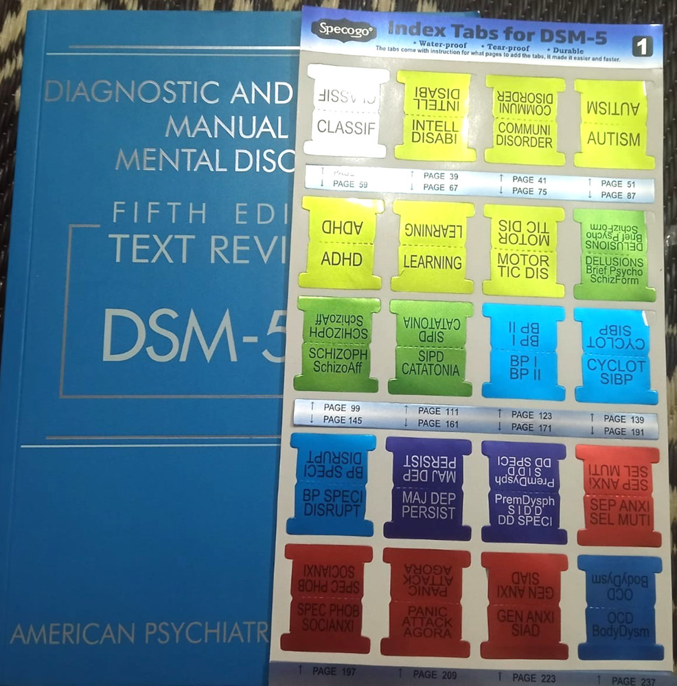 Diagnostic and Statistical Manual of Mental Disorders DSM-5-TR with TABS