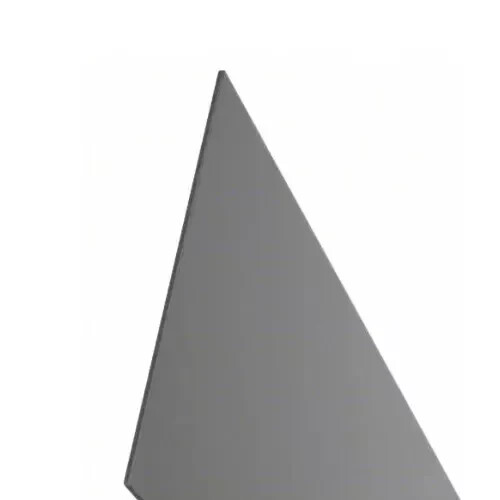 48" L X 24" W Black Plastic Sheet High Density Polyethylene 1/8 in Thick HDPE