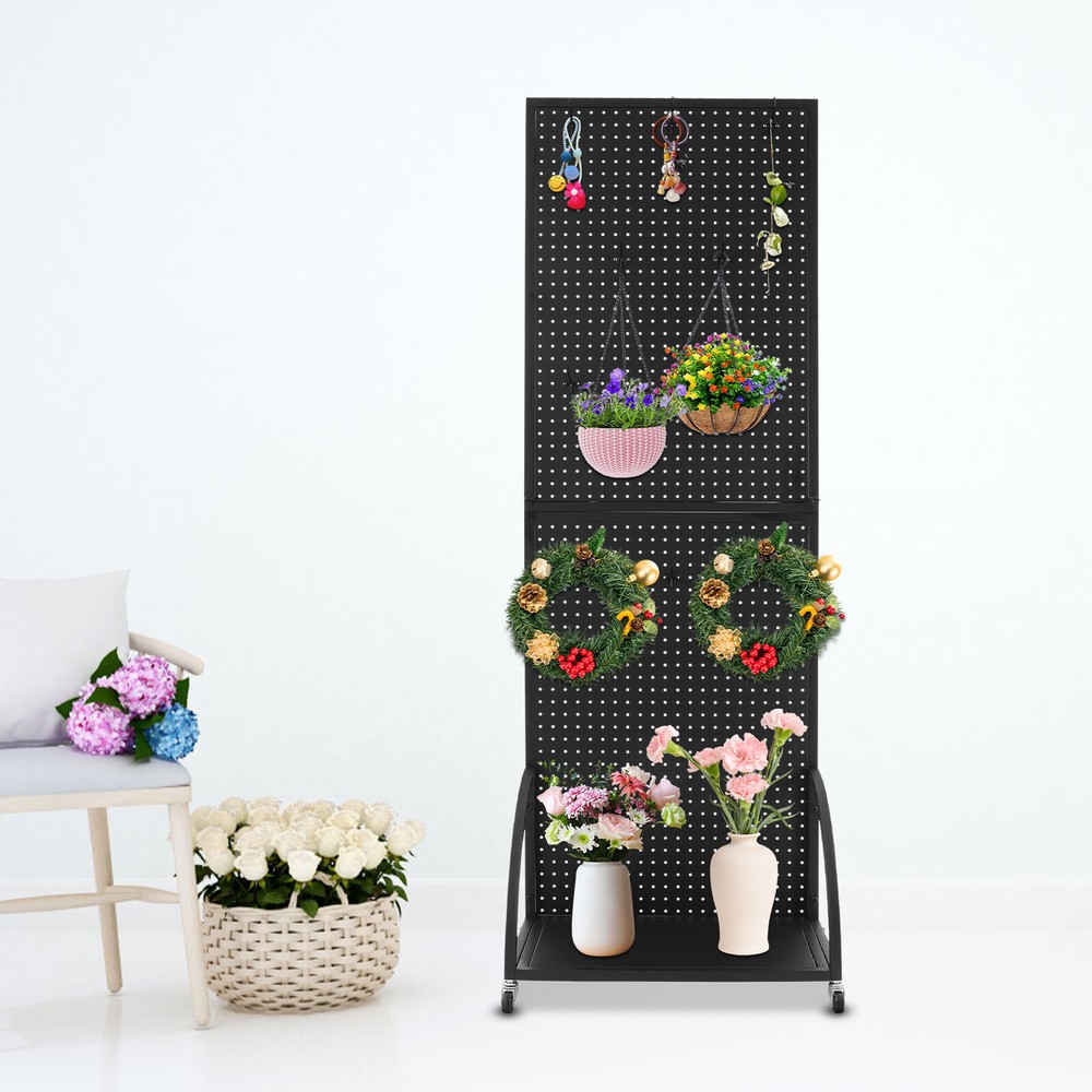 Pegboard Display Stand, Merchandise Display Rack, Retail Pegboard Rack US~