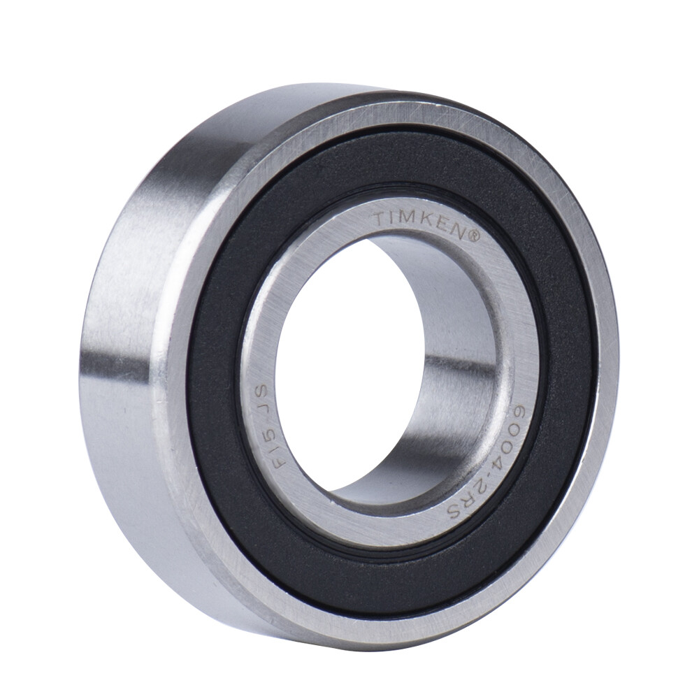 (Qty.10) USA Brand TIMKEN 6004-2RS 20X42X12MM Double Rubber Seal Bearings