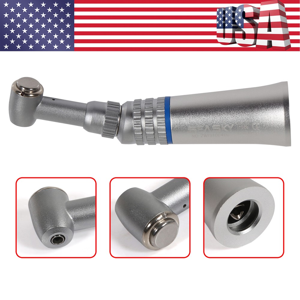 USA NSK Style Dental Contra Angle Push Button Handpiece Low Speed E-type SEASKY