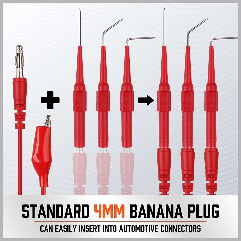 Horusdy 22pcs Back Probe Pin Kit for Automotive & Circuit Testing