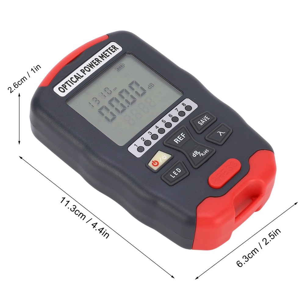 3 In 1 Optical Power Meter Sensitive Quick Response For Network Technicians Use