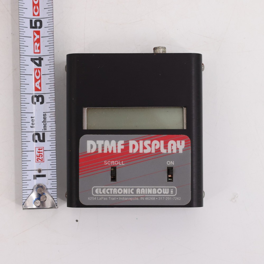 Electronic Rainbow DTMF Display Decoder Tone Meter Ham Radio Vintage