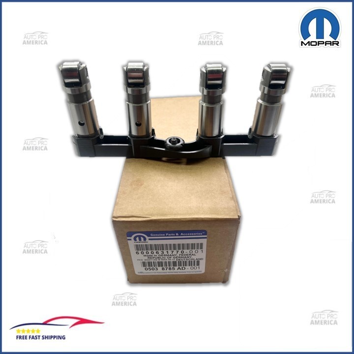 OEM MOPAR Dodge Ram Chrysler Jeep 5.7L 6.4L 2 FRONT 2 REAR Valve Lifters & Yoke