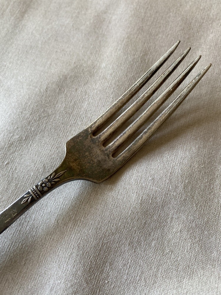 Vintage Vernon Silver Plate 1939 Romford Flatware DINNER FORK 7 1/2” Replacement