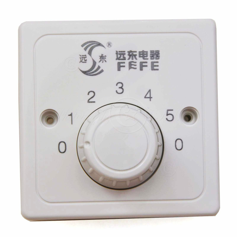 Upgraded 5Gear Capacitive Vintage Ceiling Fan Speed Controller Wall Mount Switch