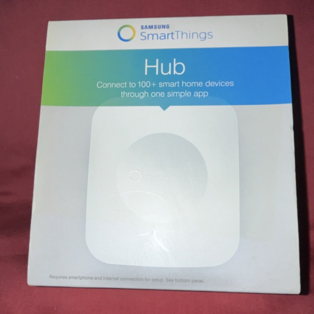 Samsung SmartThings Hub Central Controller Connects to 100+ Smart Home Devices