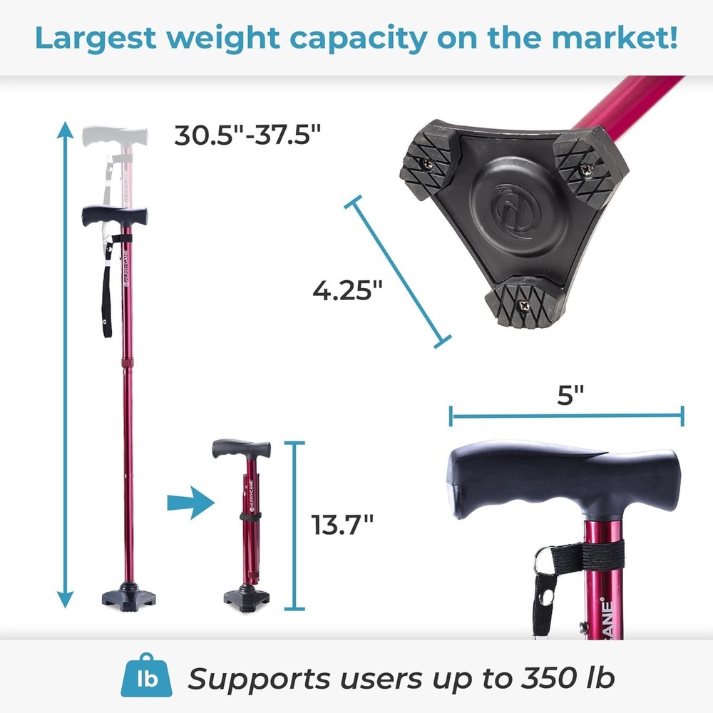 Adjustable Walking Cane for Improved Mobility