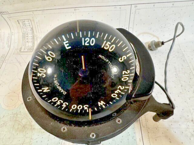 Binnacle Mount Danforth 6" Constellation Compass