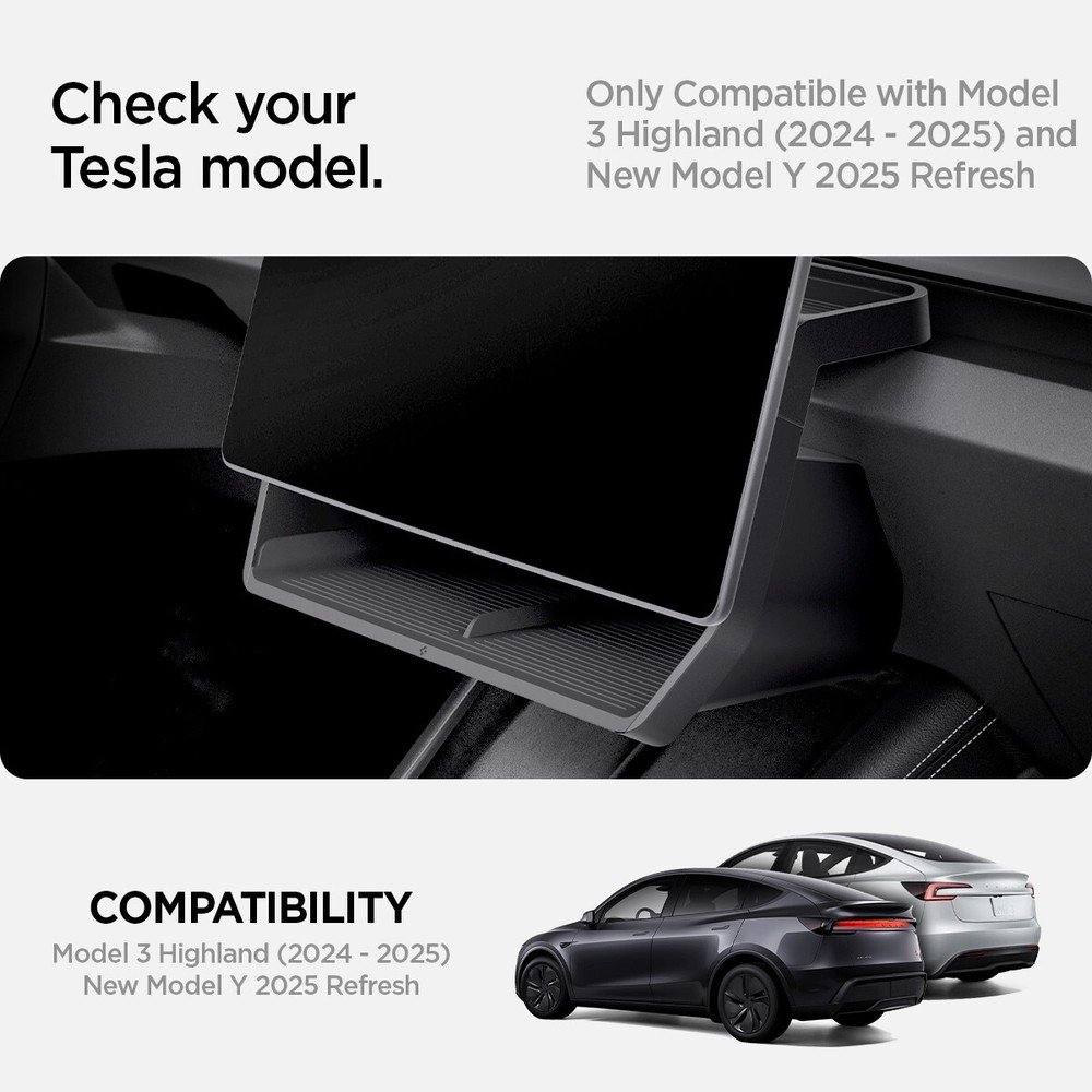 For Tesla Model Y 2025 Refresh | Spigen Under Screen Organizer