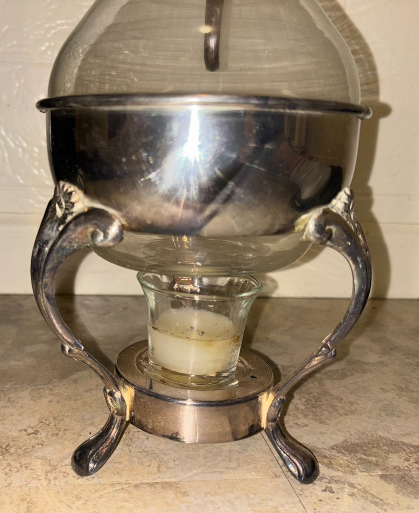 Carafe Leonard Silver Plated 10 Cup Warmer #1153 w/Box Coffee Pot Kitchenware