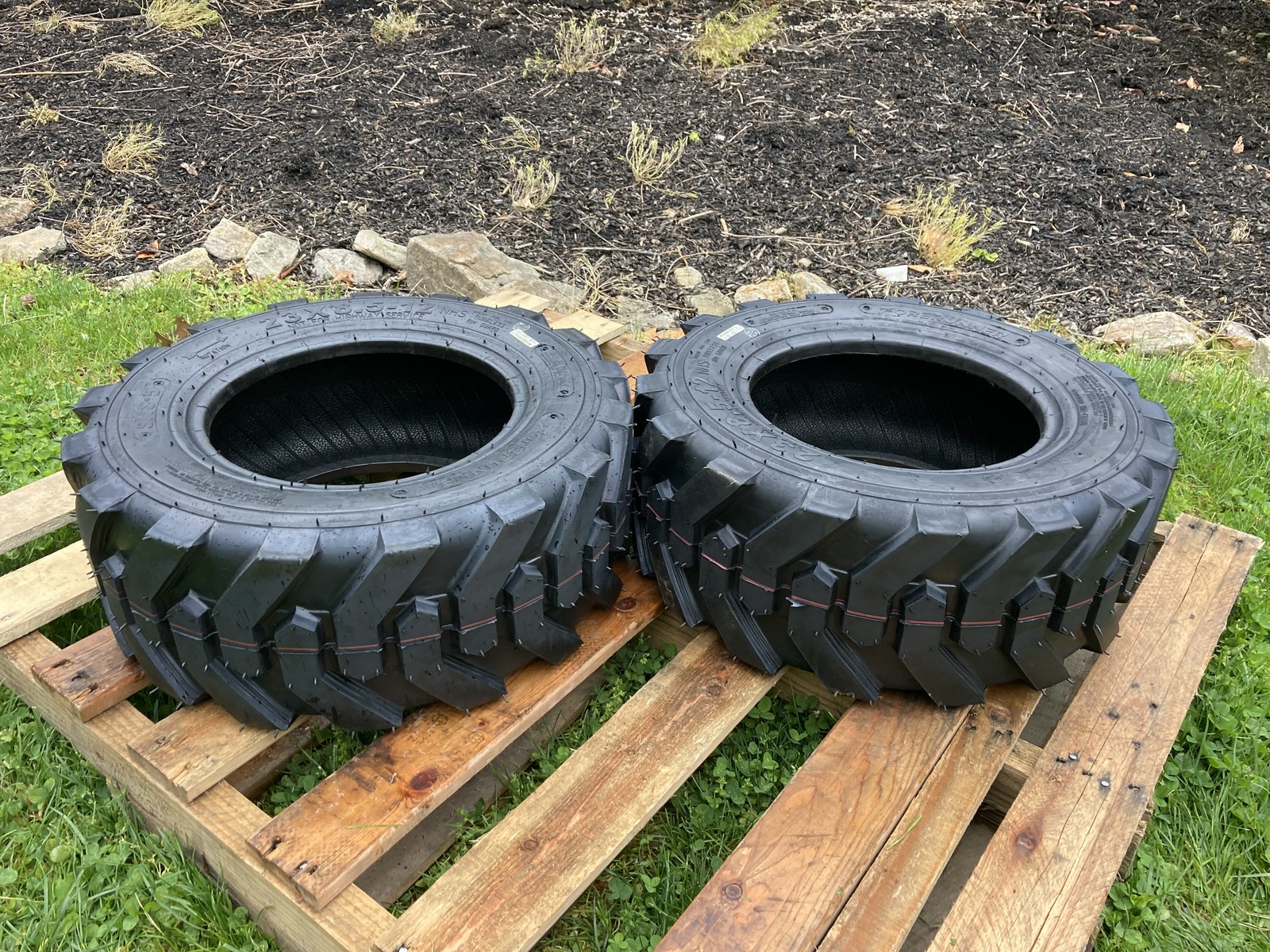 Pair of 2 -23X8.50-12 Tractor Tires - 23X8.5-12 Forerunner SKS-5