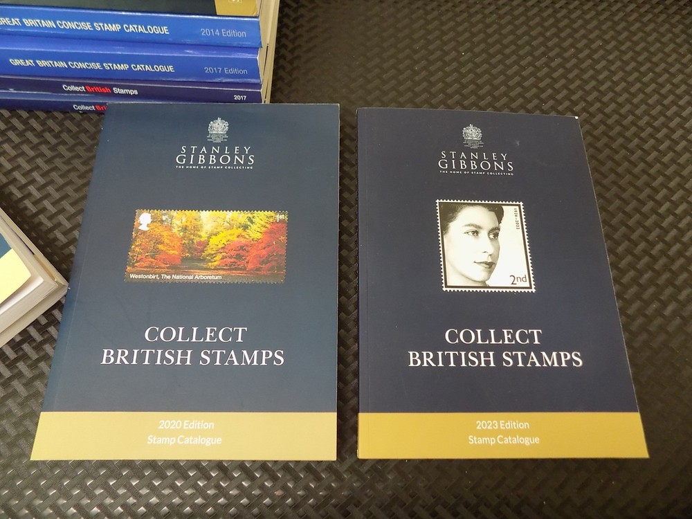 STANLEY GIBBONS GB CATALOGUES GREAT BRITAIN CONCISE ETC VARIOUS TO 2024 9 ITEMS