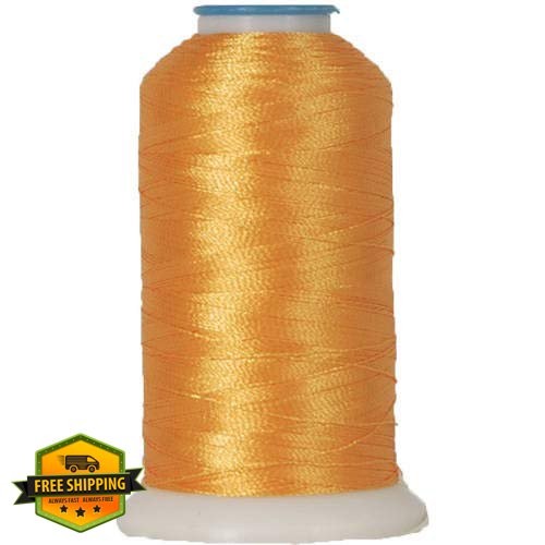 Threadart Polyester Embroidery Thread 1000M 40wt Spark Gold 125