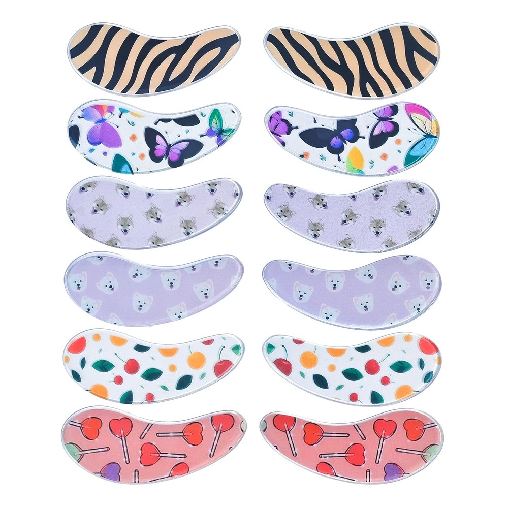 PERMANIA Under Eye Patch Silicone for Lash Lift & Extensions 12Pcs