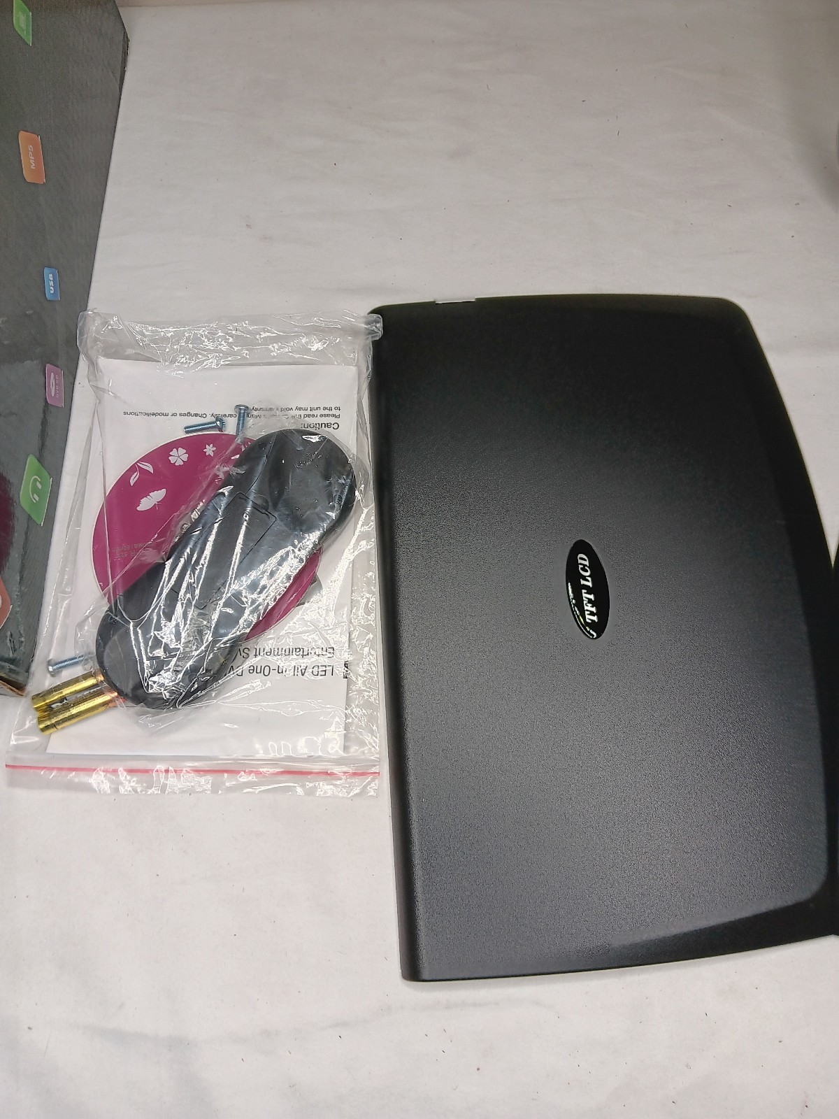 Car Flip Down Overhead Roof Mounted Monitor w/ DVD Player ZFA13HDMI