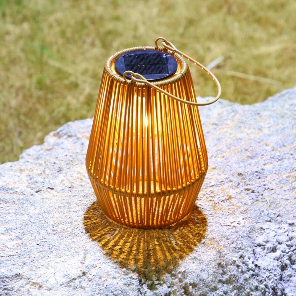 1 Pack Solar Lanterns, Solar Lanterns Outdoor Waterproof 1 pack Country Rustic