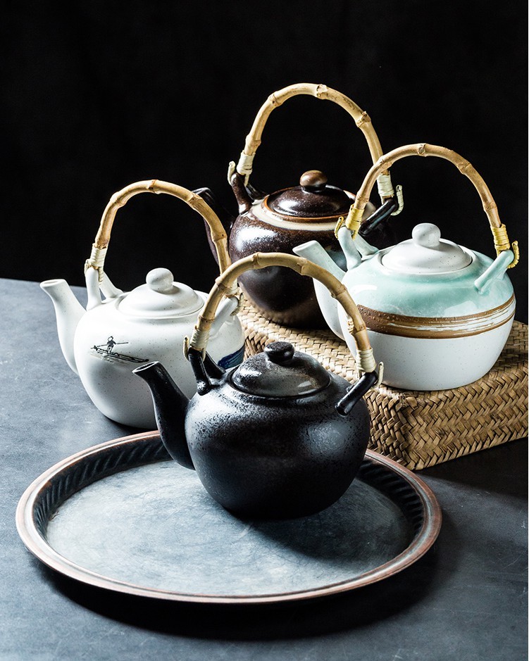 Japanese ceramic cup pot set creative small tea cup teapot