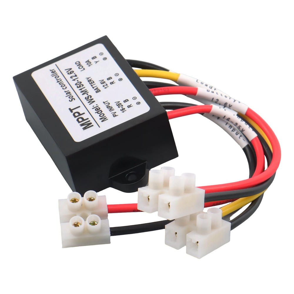 Solar Battery Charge Controller Boost MPPT Voltage Adjustable 150W 12.6V