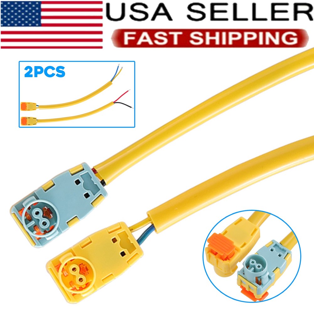 2Pcs Clock Spring Plug Connector For Chevrolet Silverado 2013-2018