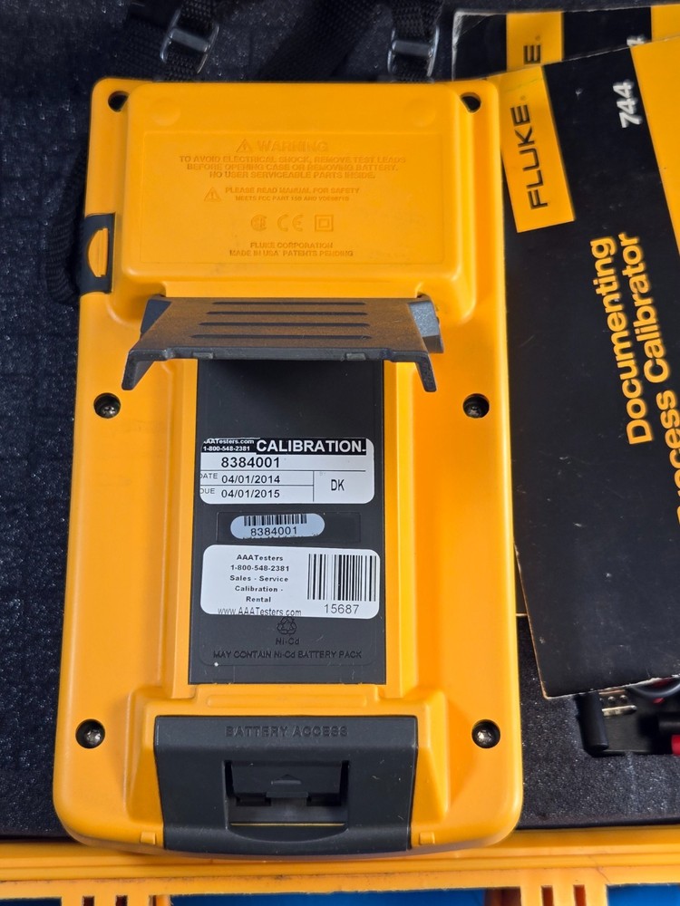 Fluke 744 Documenting Process Calibrator DPC Meter Multimeter w Extras!
