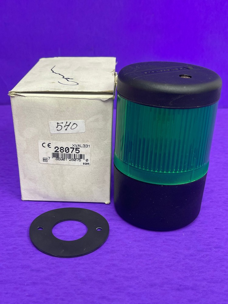 New Telemecanique XVAL331 Beacon Stack Light Module Green