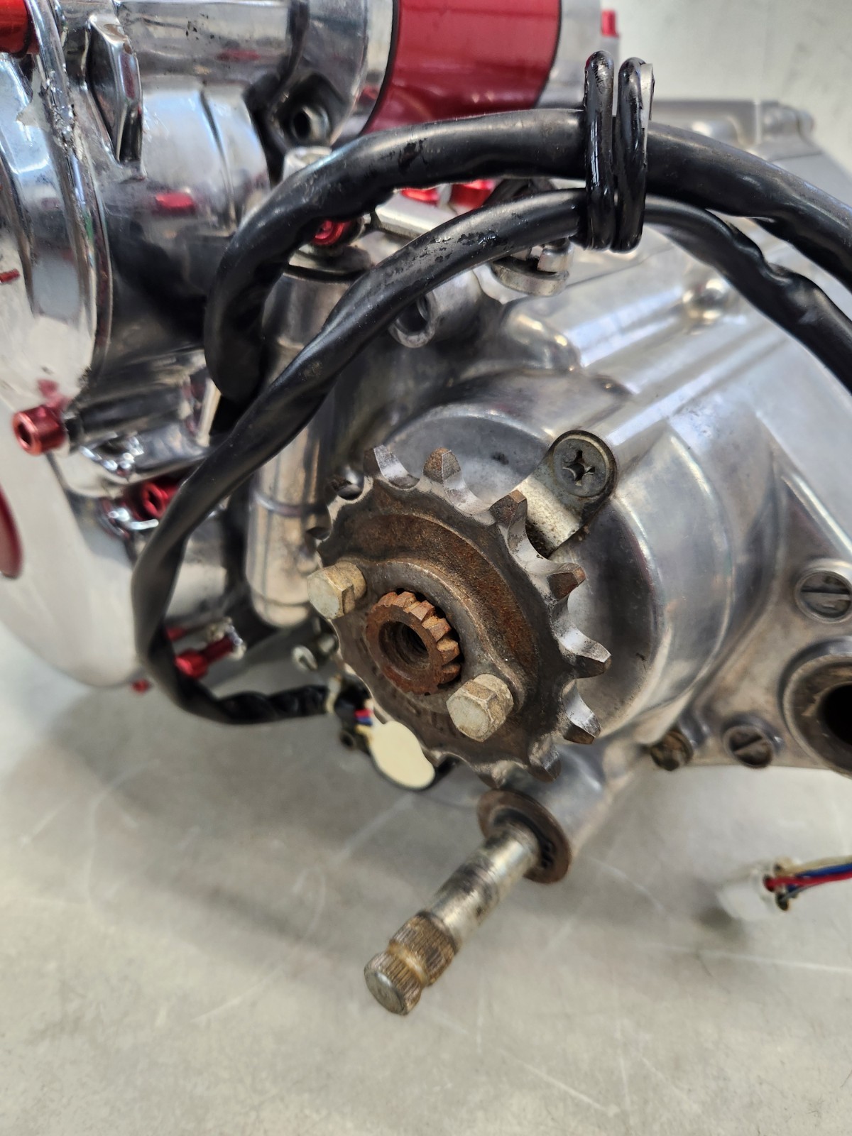 03-08 LTZ400 ltz KFX DVX 400 engine motor bottom cases top head NICE!!!!!